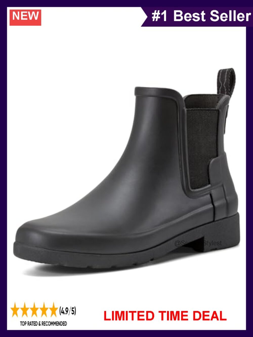 Waterproof Refined Chelsea Ankle Boots Cushioned Flexible